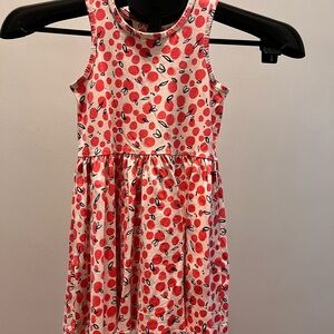 Peaches Print Kids Tank Dress - Tea Collection